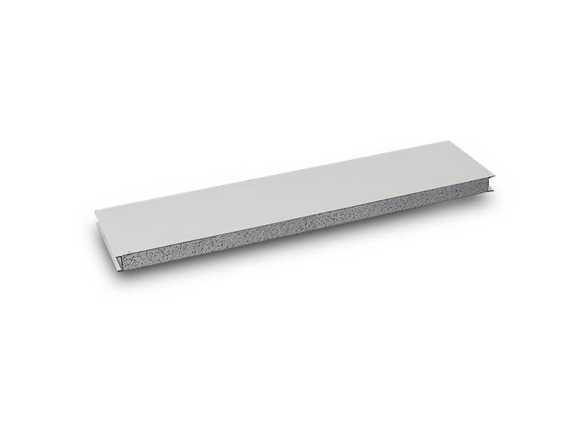 Mechanized silica rock sandwich color steel plate